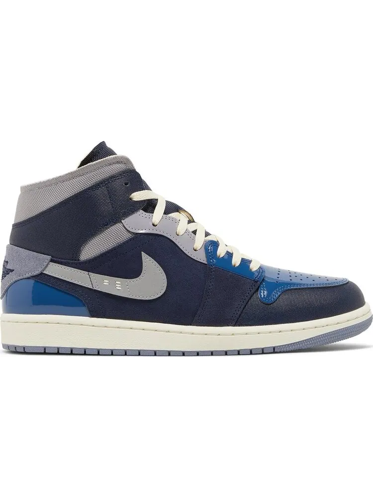 Кроссовки Air Jordan 1 Mid SE Craft Inside Out - Obsidian — изображение 1 из 8, синий