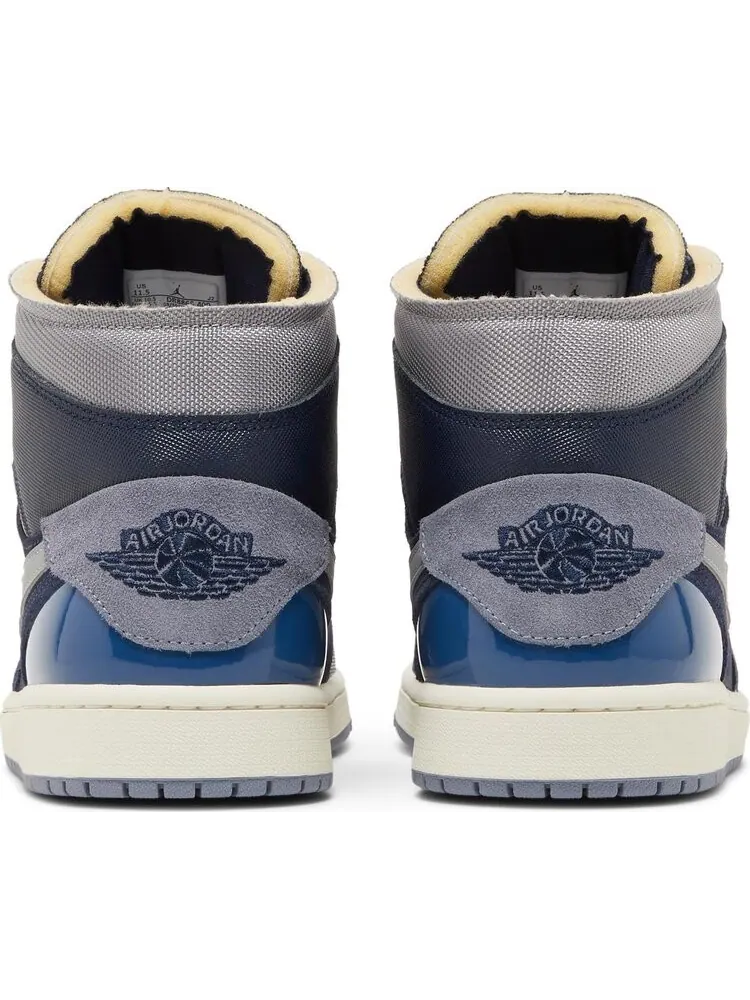 Кроссовки Air Jordan 1 Mid SE Craft Inside Out - Obsidian — изображение 6 из 8, синий