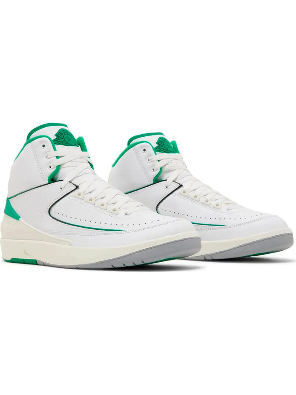 Кроссовки Air Jordan 2 Retro 'Lucky Green' — изображение 5 из 5, белый/зеленый