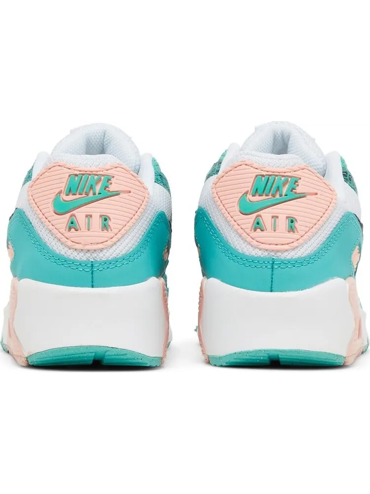 Кроссовки Nike Air Max 90 GS 'Washed Teal Snakeskin' — изображение 6 из 8, зеленый