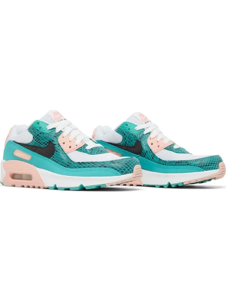 Кроссовки Nike Air Max 90 GS 'Washed Teal Snakeskin' — изображение 8 из 8, зеленый