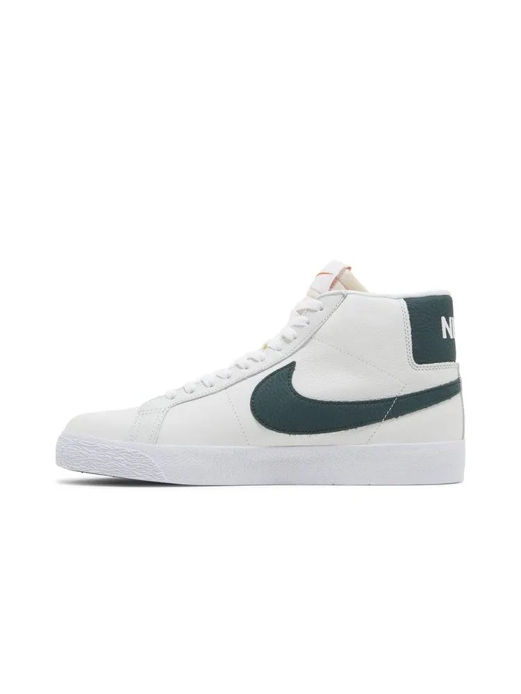 Кеды Nike Zoom Blazer Mid ISO SB 'White Pro Green' — изображение 4 из 9