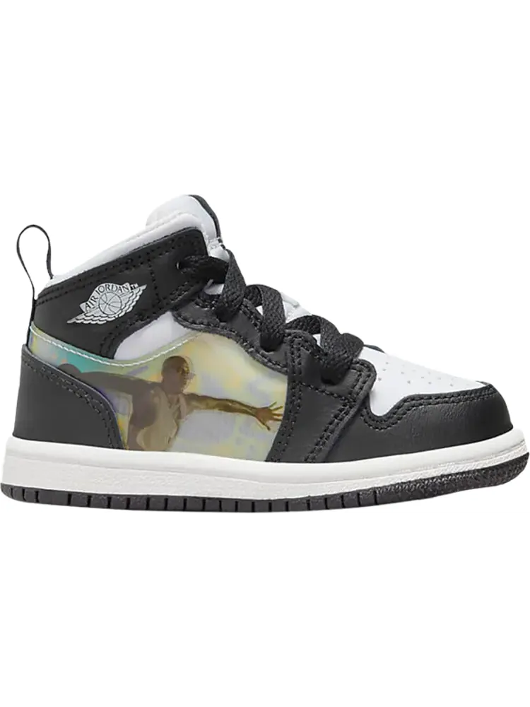 Кроссовки Air Jordan 1 Mid TD Hologram — изображение 1 из 1, черный