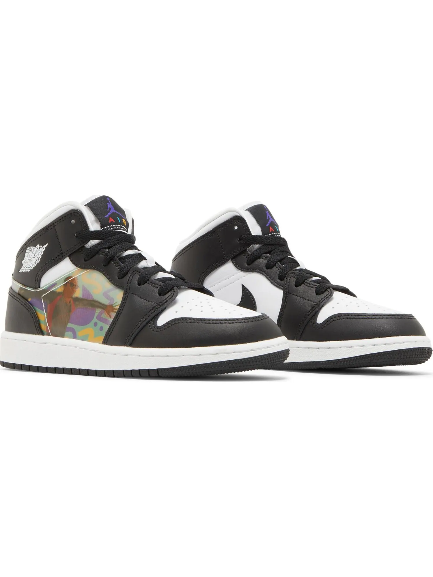 Кроссовки Nike Air Jordan 1 Mid GS — изображение 5 из 5, черный