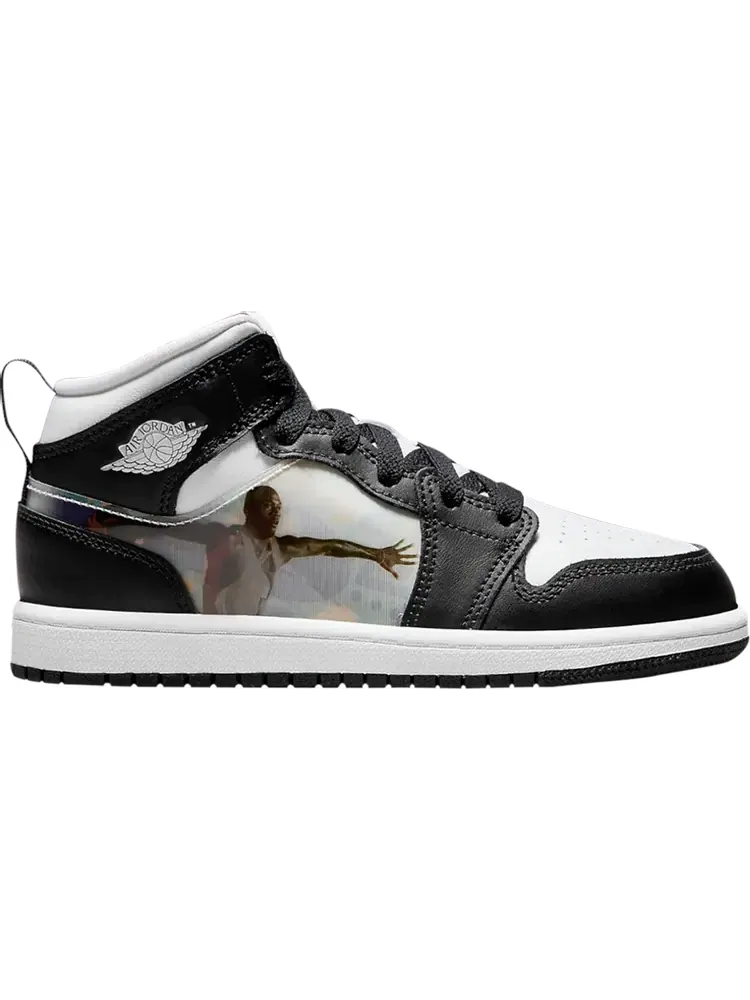Кроссовки Air Jordan 1 Mid PS Hologram — изображение 1 из 1, черный