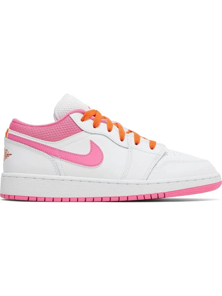 Кроссовки Air Jordan 1 Low GS Pinksicle — изображение 1 из 8, белый