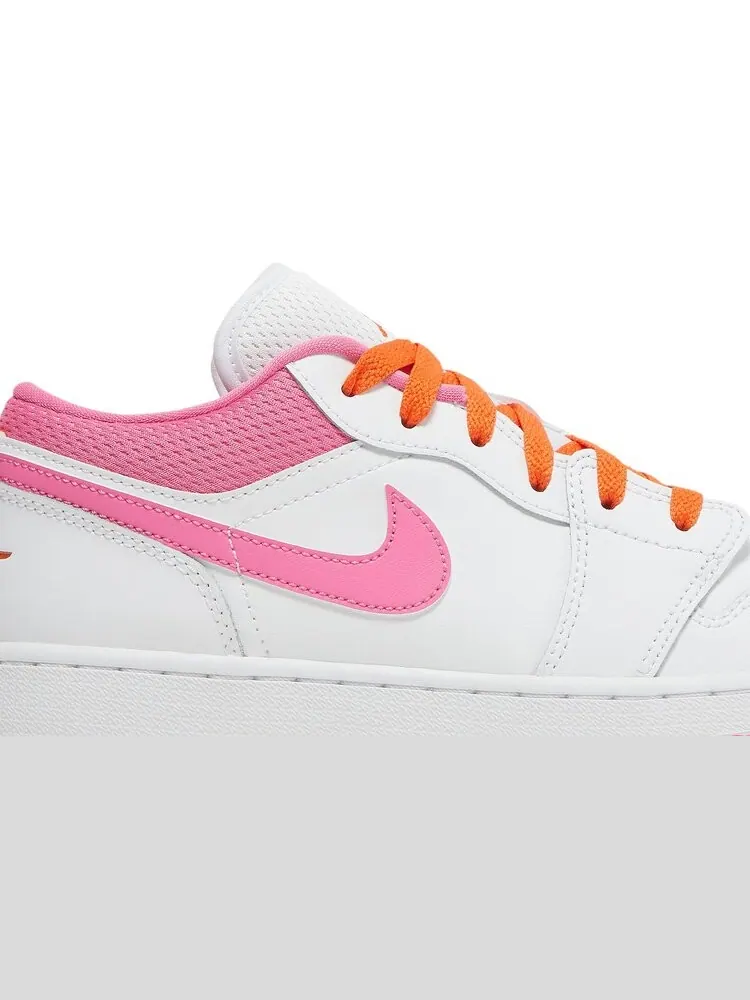 Кроссовки Air Jordan 1 Low GS Pinksicle — изображение 2 из 8, белый