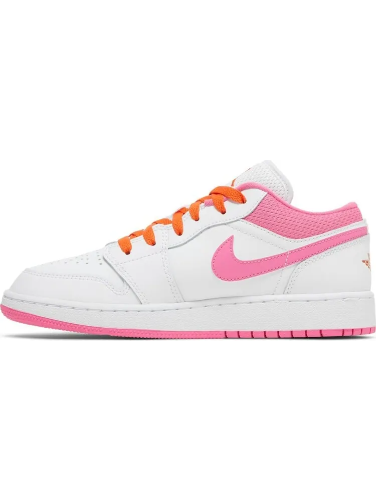 Кроссовки Air Jordan 1 Low GS Pinksicle — изображение 3 из 8, белый