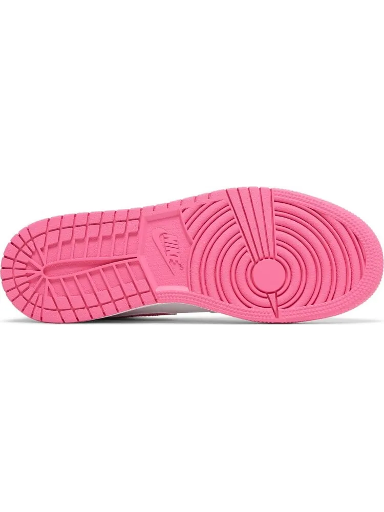 Кроссовки Air Jordan 1 Low GS Pinksicle — изображение 4 из 8, белый