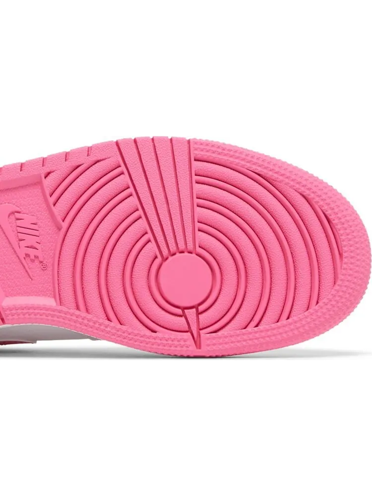 Кроссовки Air Jordan 1 Low GS Pinksicle — изображение 5 из 8, белый