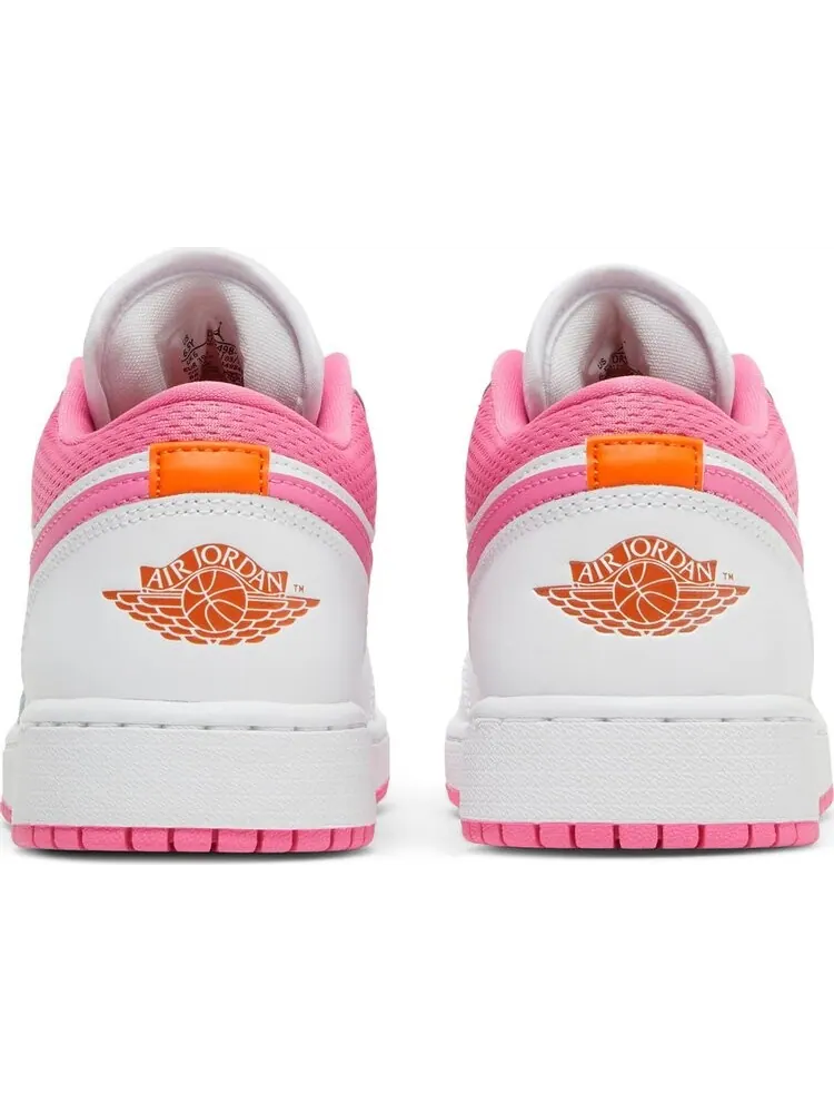 Кроссовки Air Jordan 1 Low GS Pinksicle — изображение 6 из 8, белый