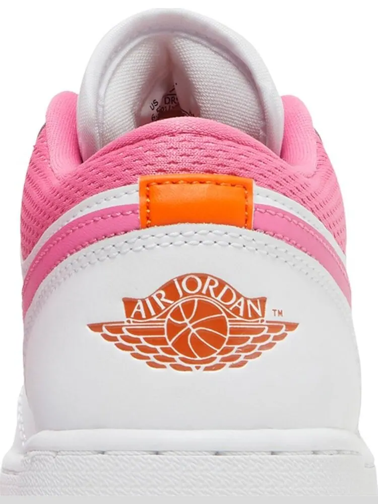 Кроссовки Air Jordan 1 Low GS Pinksicle — изображение 7 из 8, белый