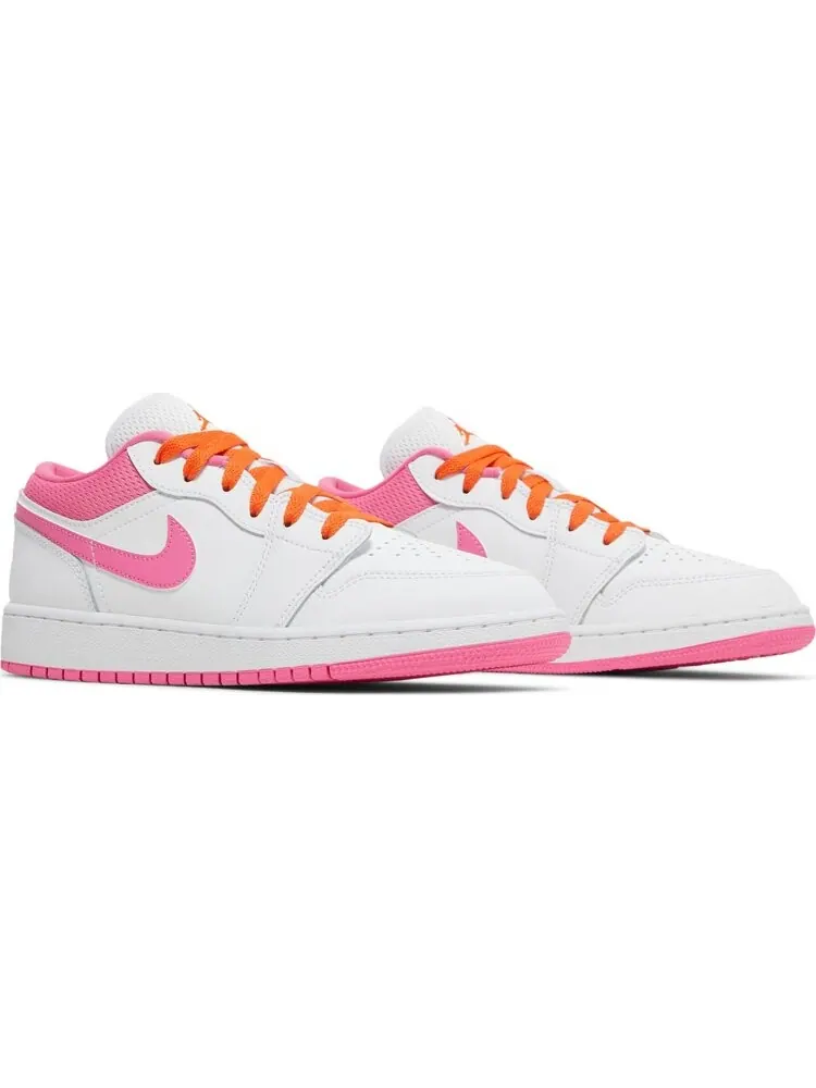 Кроссовки Air Jordan 1 Low GS Pinksicle — изображение 8 из 8, белый