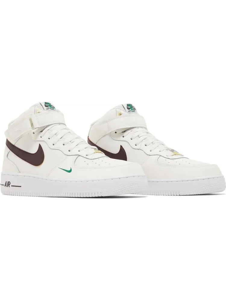Кроссовки Nike Air Force 1 Mid '07 LV8 '40th Anniversary - Sail Brown Basalt' — изображение 8 из 8, белый
