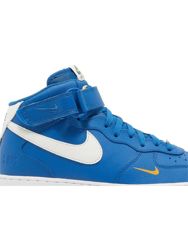 Кроссовки Nike Air Force 1 Mid '07 LV8 '40th Anniversary - Blue Jay' — изображение 2 из 8, синий