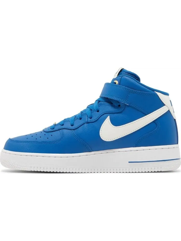 Кроссовки Nike Air Force 1 Mid '07 LV8 '40th Anniversary - Blue Jay' — изображение 3 из 8, синий