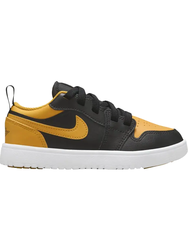 Кроссовки Air Jordan 1 Low ALT PS 'Black Yellow Ochre' — изображение 1 из 1, черный