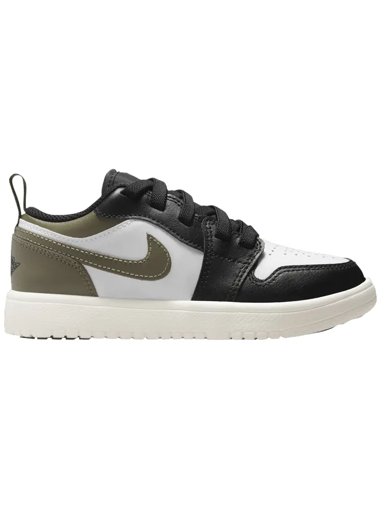 Кроссовки Air Jordan 1 Low ALT PS 'Black Medium Olive' — изображение 1 из 1, черный оливковый