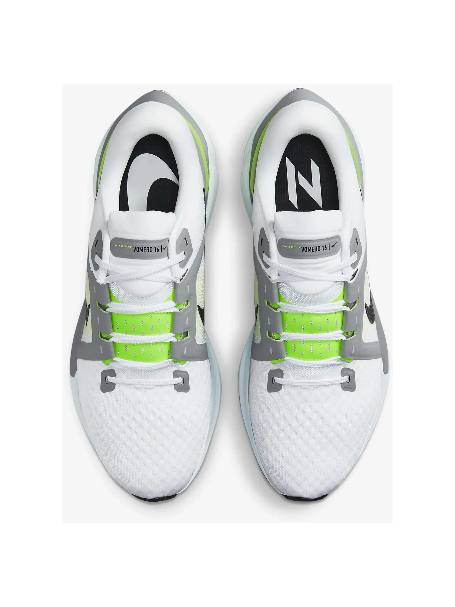 Кроссовки Nike Air Zoom Vomero 16 — изображение 3 из 7, белый/желтый/серый