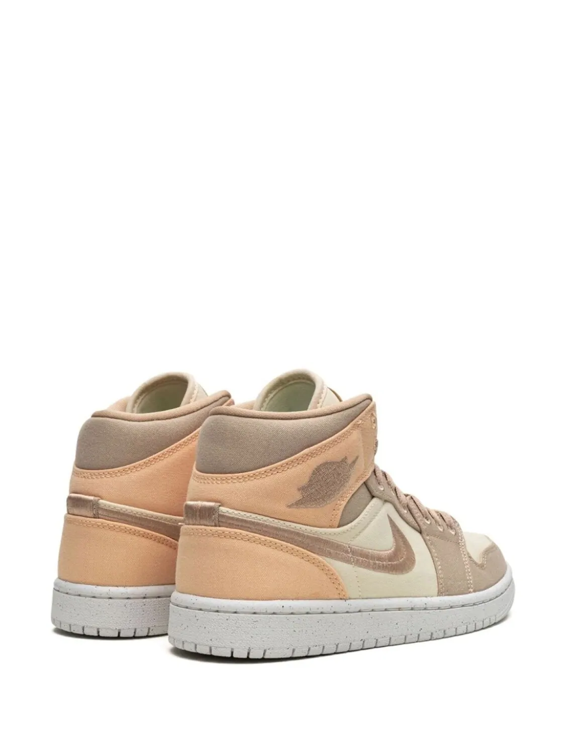 Кроссовки Wmns Air Jordan 1 Mid SE 'Muslin Canvas' — изображение 5 из 5, бежевый