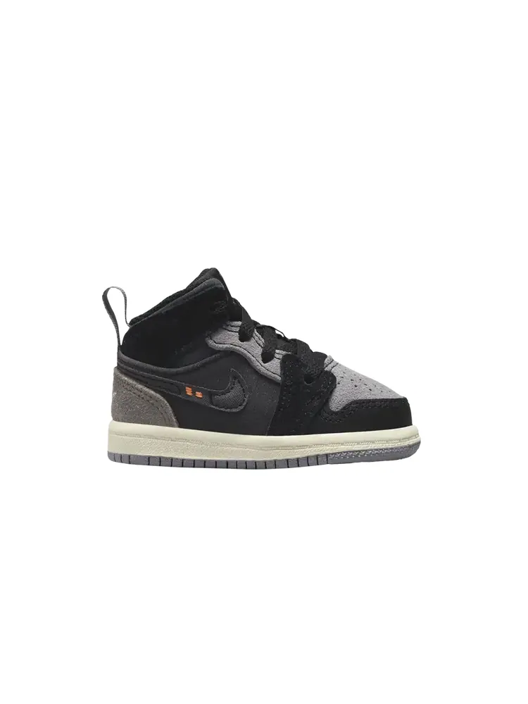 Кроссовки Air Jordan 1 Mid SE Craft TD — изображение 1 из 1, черный