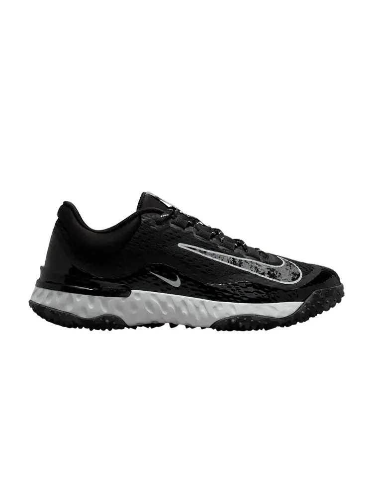 Кроссовки Wmns Alpha Huarache Elite 4 TF 'Black Pure Platinum' — изображение 1 из 1, черный платиновый