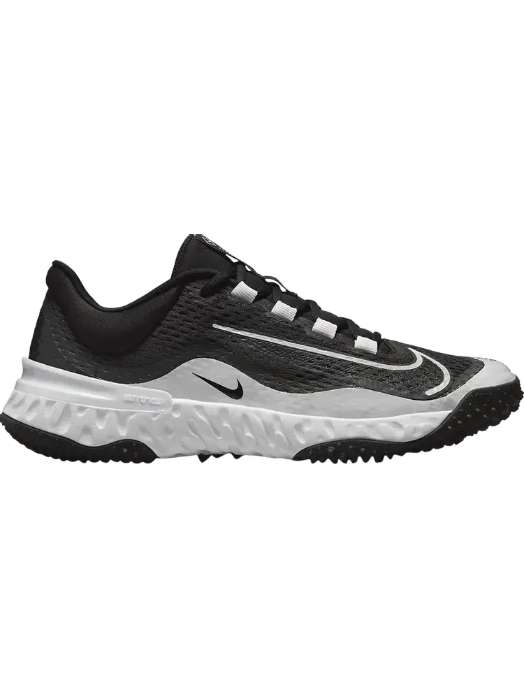 Кроссовки Nike Wmns Alpha Huarache Elite 4 TF 'Black Dark Smoke Grey' — изображение 1 из 1, черный