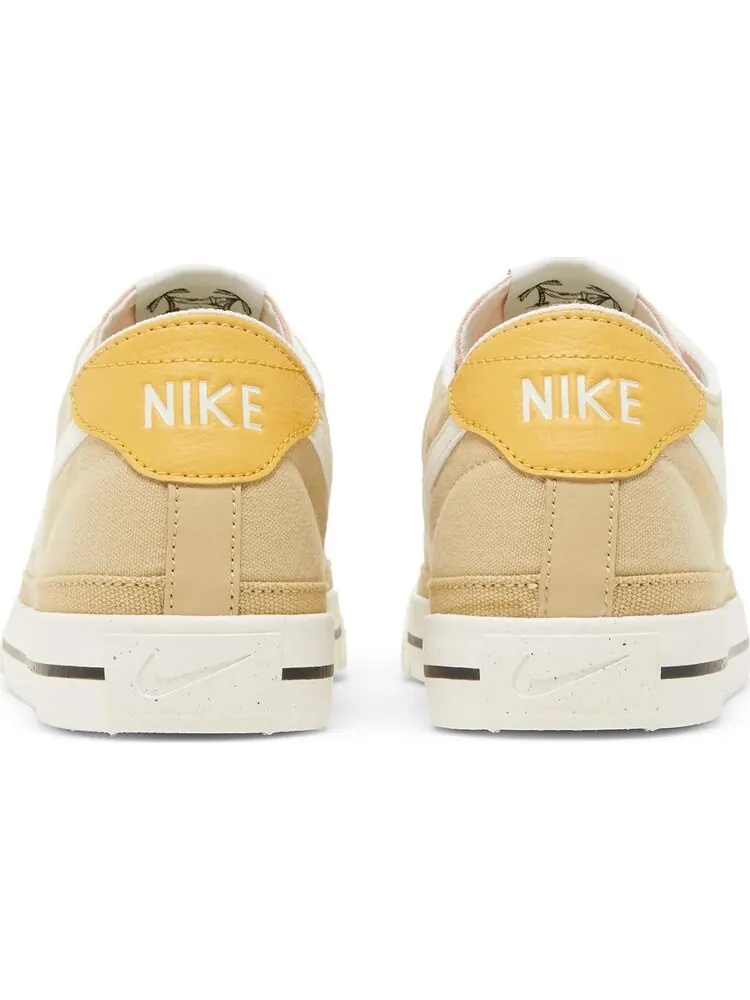 Кроссовки Nike Court Legacy Canvas Next Nature 'Wheat Grass Sail — изображение 6 из 8, коричневый