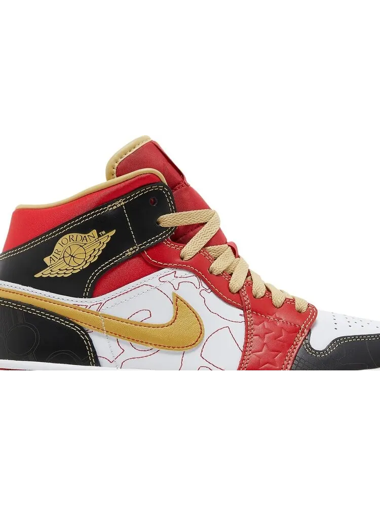 Кроссовки Air Jordan 1 Mid SE GC XQ 2022 — изображение 2 из 8, белый
