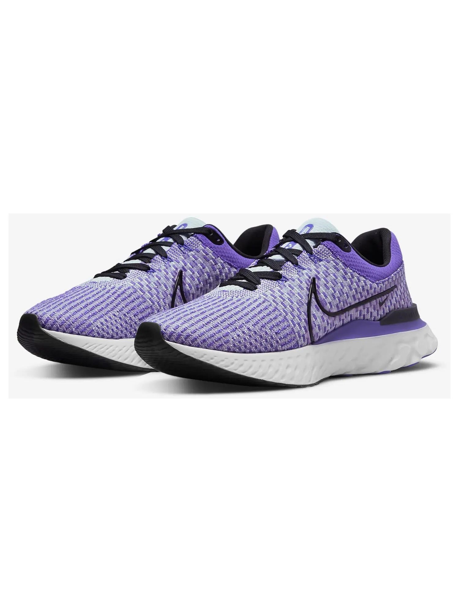 Кроссовки Nike React Infinity Run Flyknit 3 — изображение 2 из 7, фиолетовый/черный