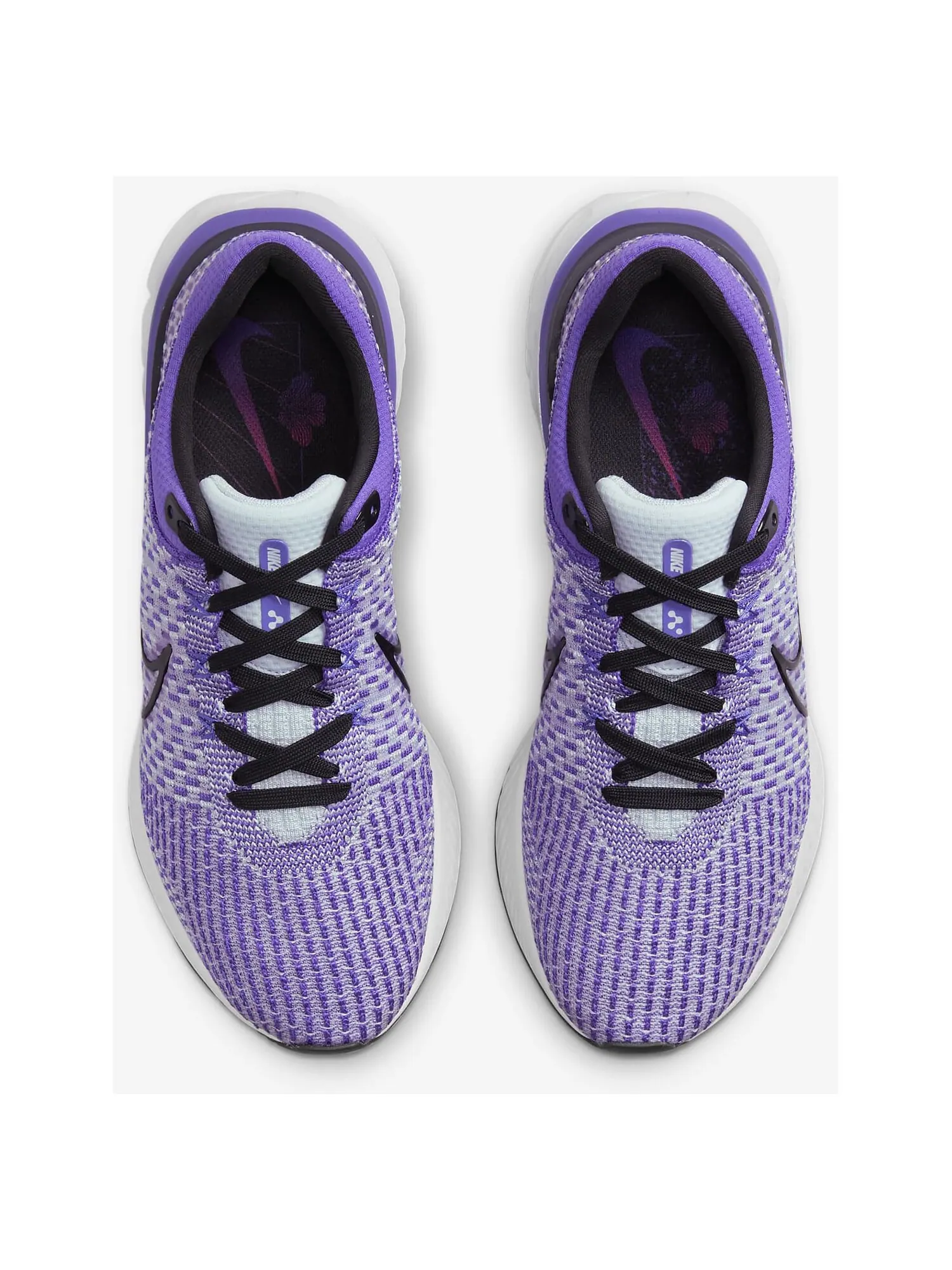 Кроссовки Nike React Infinity Run Flyknit 3 — изображение 3 из 7, фиолетовый/черный