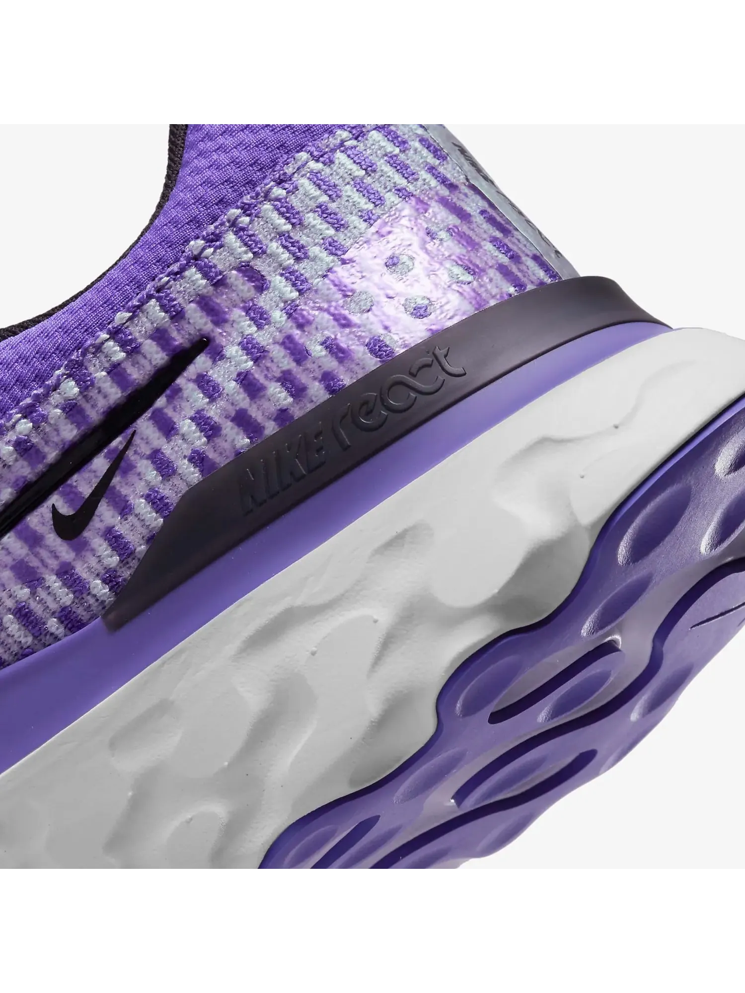 Кроссовки Nike React Infinity Run Flyknit 3 — изображение 7 из 7, фиолетовый/черный