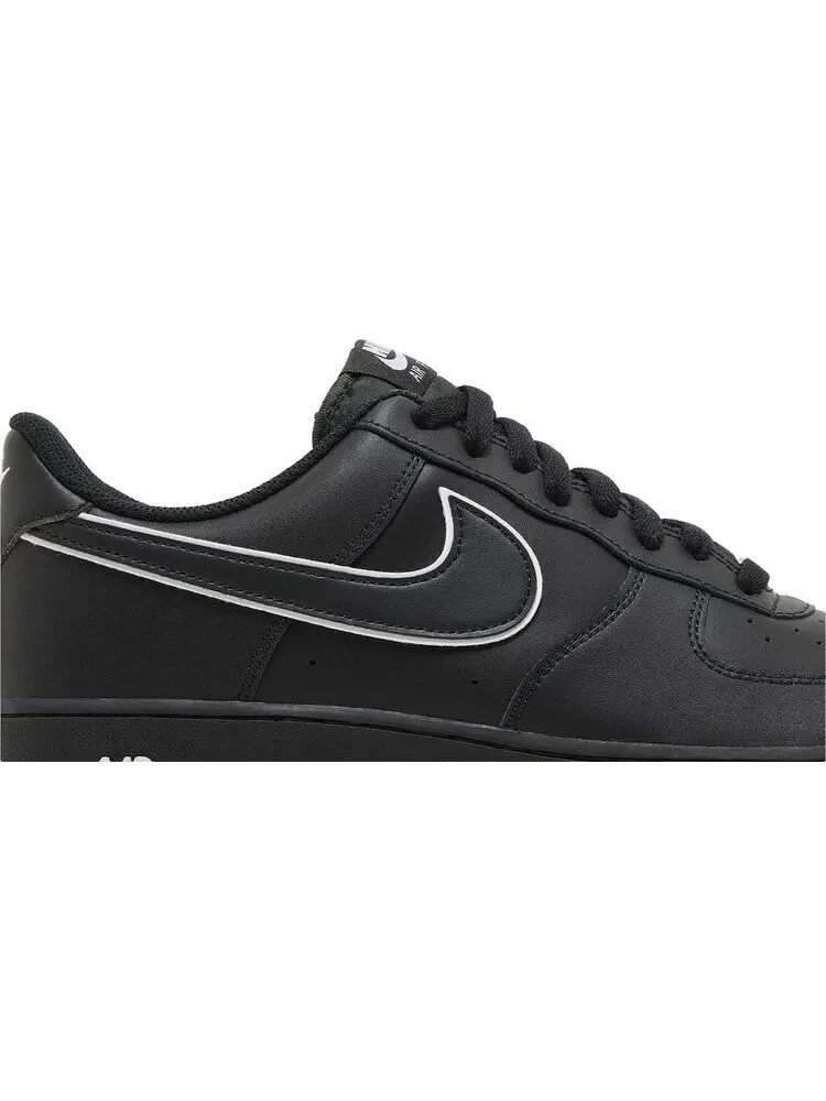 Кроссовки Air Force 1 '07 'Black White' — изображение 2 из 4, черный