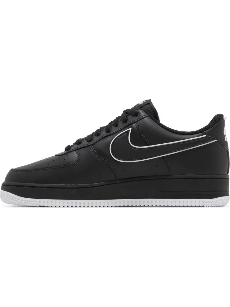 Кроссовки Air Force 1 '07 'Black White' — изображение 3 из 4, черный