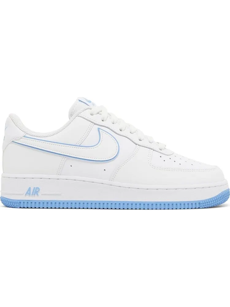 Кроссовки Air Force 1 '07 'White University Blue' — изображение 1 из 4, белый