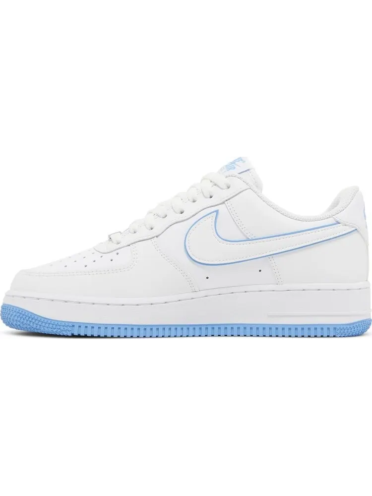 Кроссовки Air Force 1 '07 'White University Blue' — изображение 3 из 4, белый