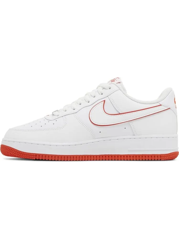 Кроссовки Air Force 1 '07 'White Picante Red' — изображение 3 из 4, белый