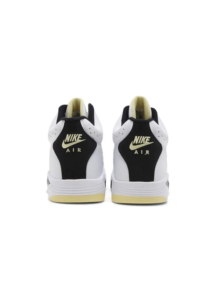 Кроссовки Air Flight Lite Mid 'White Black Lemon' — изображение 6 из 8, белый черный