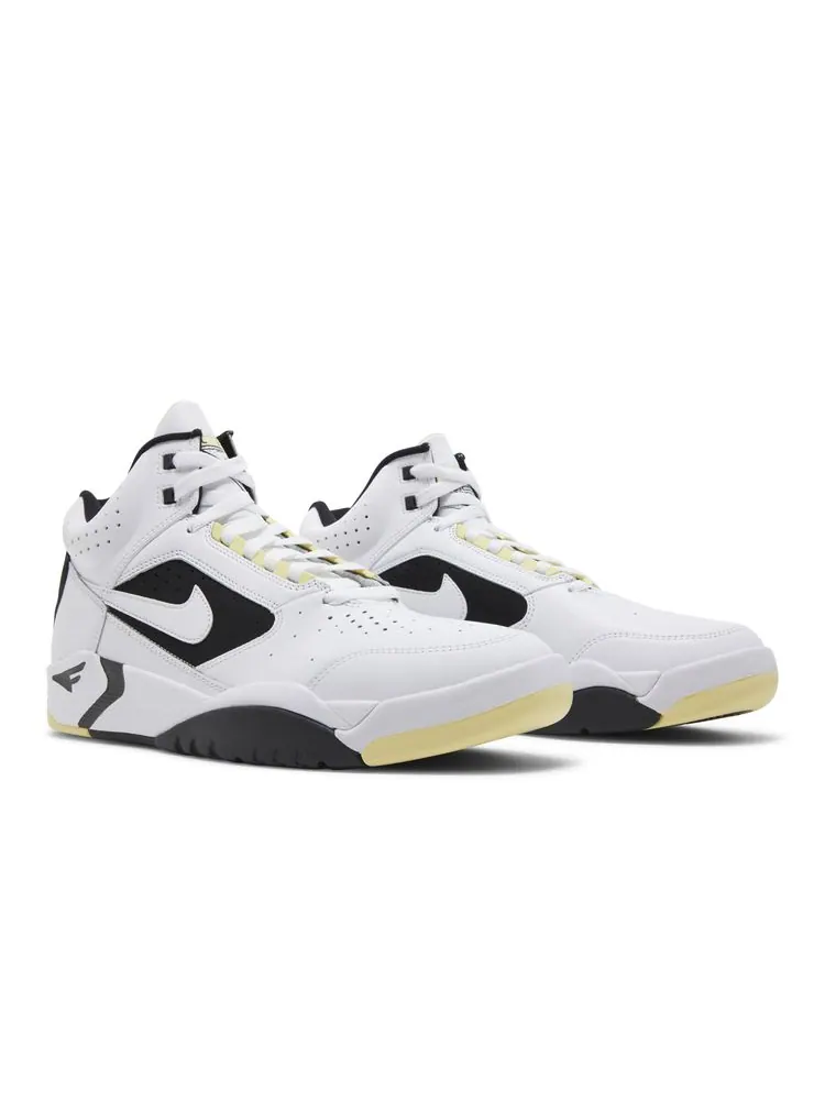 Кроссовки Air Flight Lite Mid 'White Black Lemon' — изображение 8 из 8, белый черный