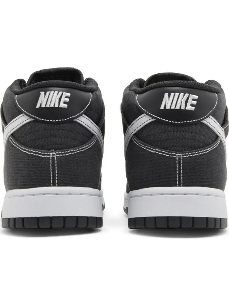 Кроссовки Nike Dunk Mid 'Off Noir White' — изображение 3 из 4, черный/белый