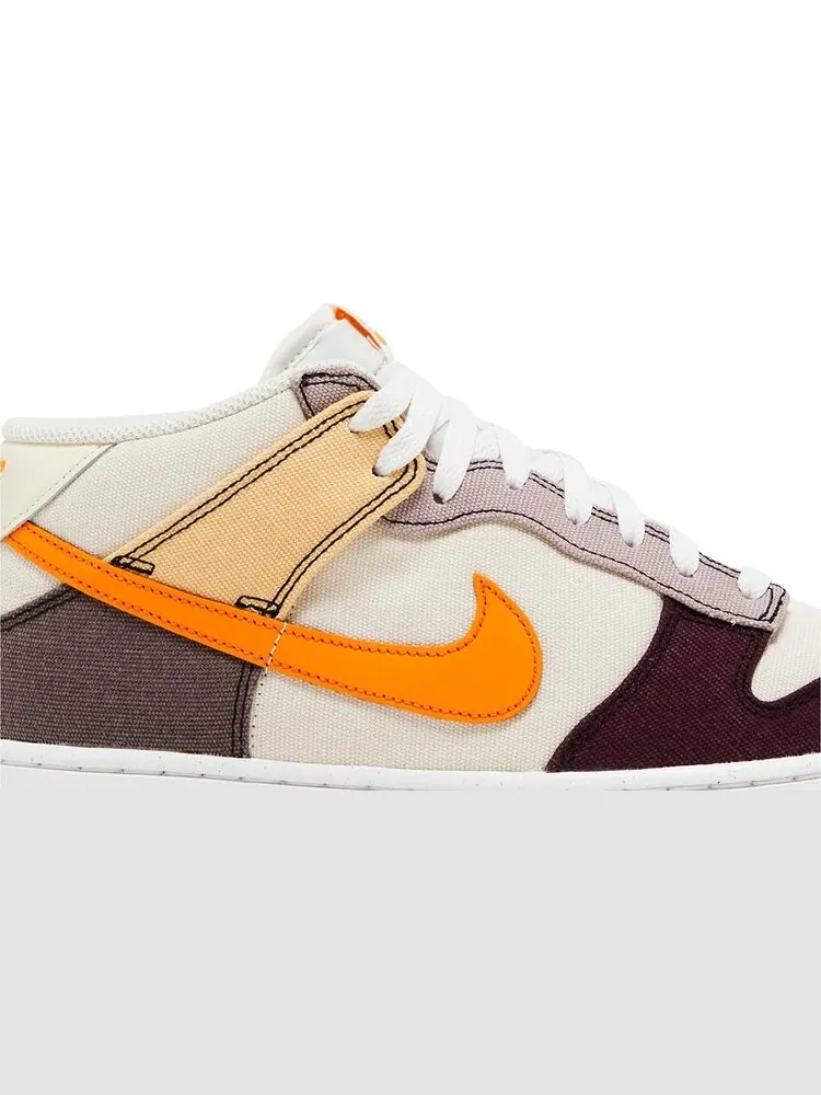 Кроссовки Dunk Mid 'Plum Coconut Milk' — изображение 2 из 4, бежевый