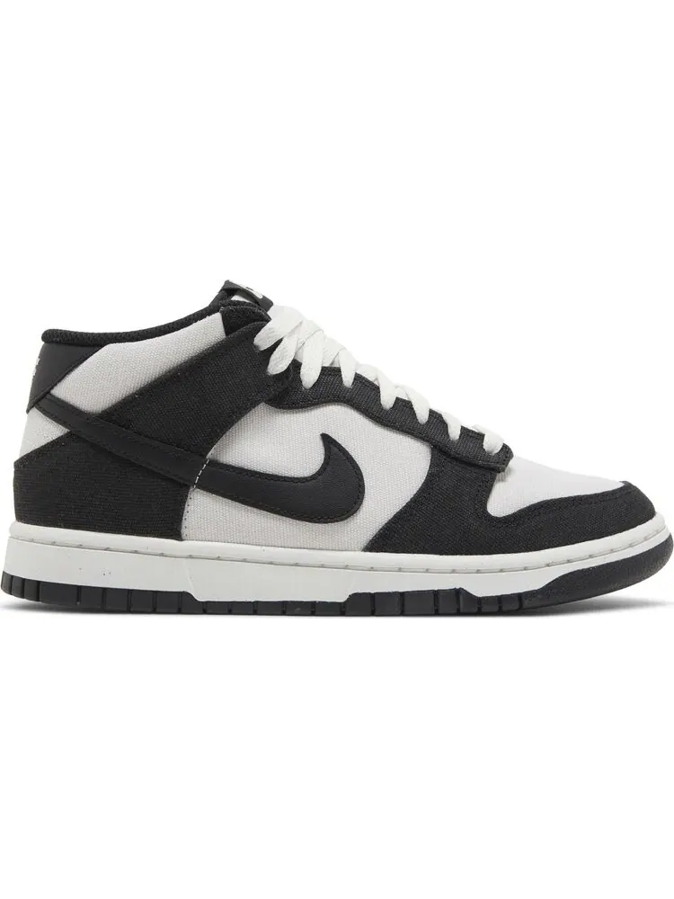 Кроссовки Dunk Mid 'Canvas Panda' — изображение 1 из 4, черный