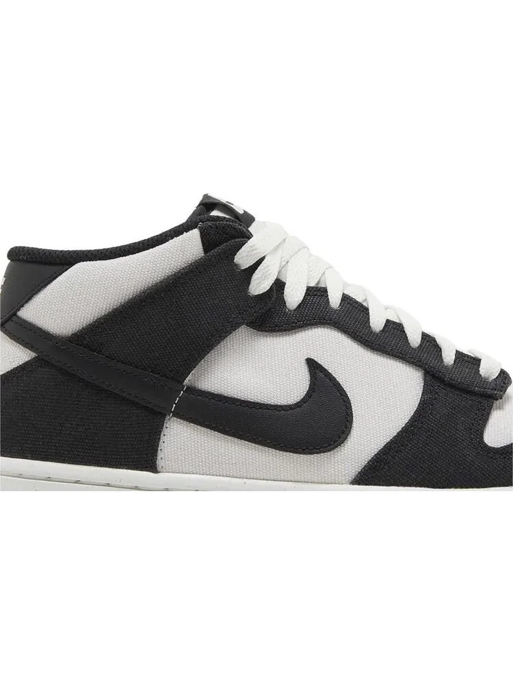 Кроссовки Dunk Mid 'Canvas Panda' — изображение 2 из 4, черный