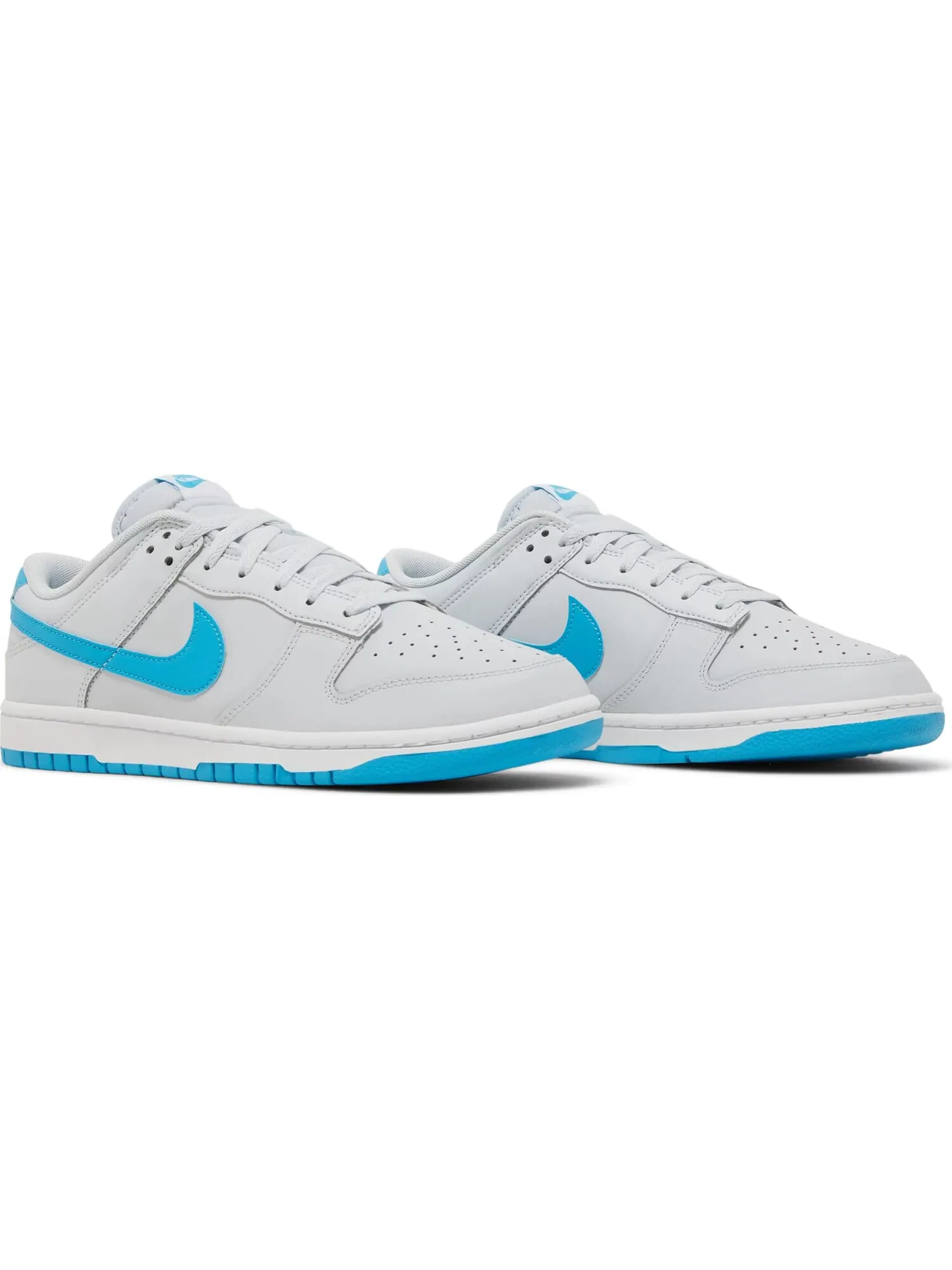 Кроссовки Nike Dunk Low — изображение 2 из 4, белый/голубой