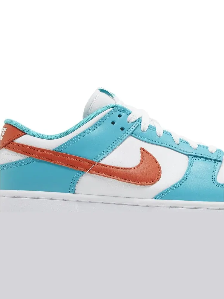 Кроссовки Dunk Low 'Miami Dolphins' — изображение 2 из 4, белый