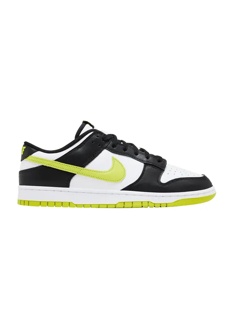 Кроссовки Nike Dunk Low 'Black Bright Cactus' — изображение 1 из 9, белый/яркий/черный