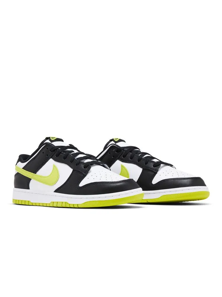Кроссовки Nike Dunk Low 'Black Bright Cactus' — изображение 9 из 9, белый/яркий/черный