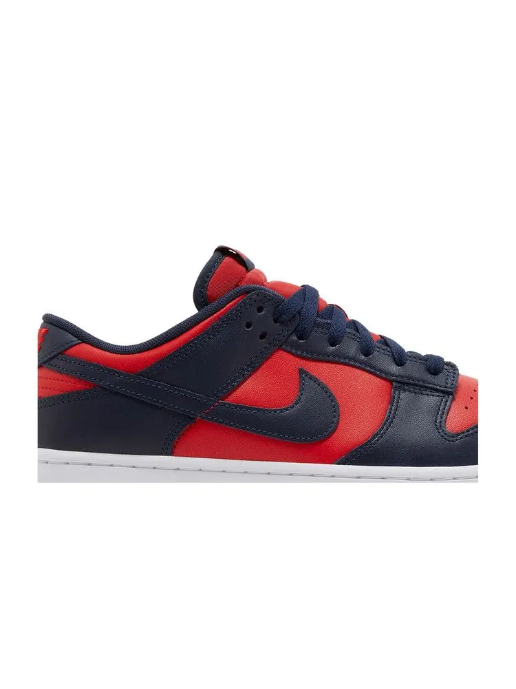 Кроссовки Nike Dunk Low Retro 'Navy Red' 2024 — изображение 3 из 9, красный//белый