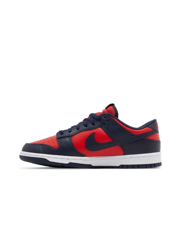 Кроссовки Nike Dunk Low Retro 'Navy Red' 2024 — изображение 4 из 9, красный//белый