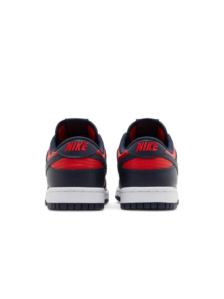 Кроссовки Nike Dunk Low Retro 'Navy Red' 2024 — изображение 7 из 9, красный//белый